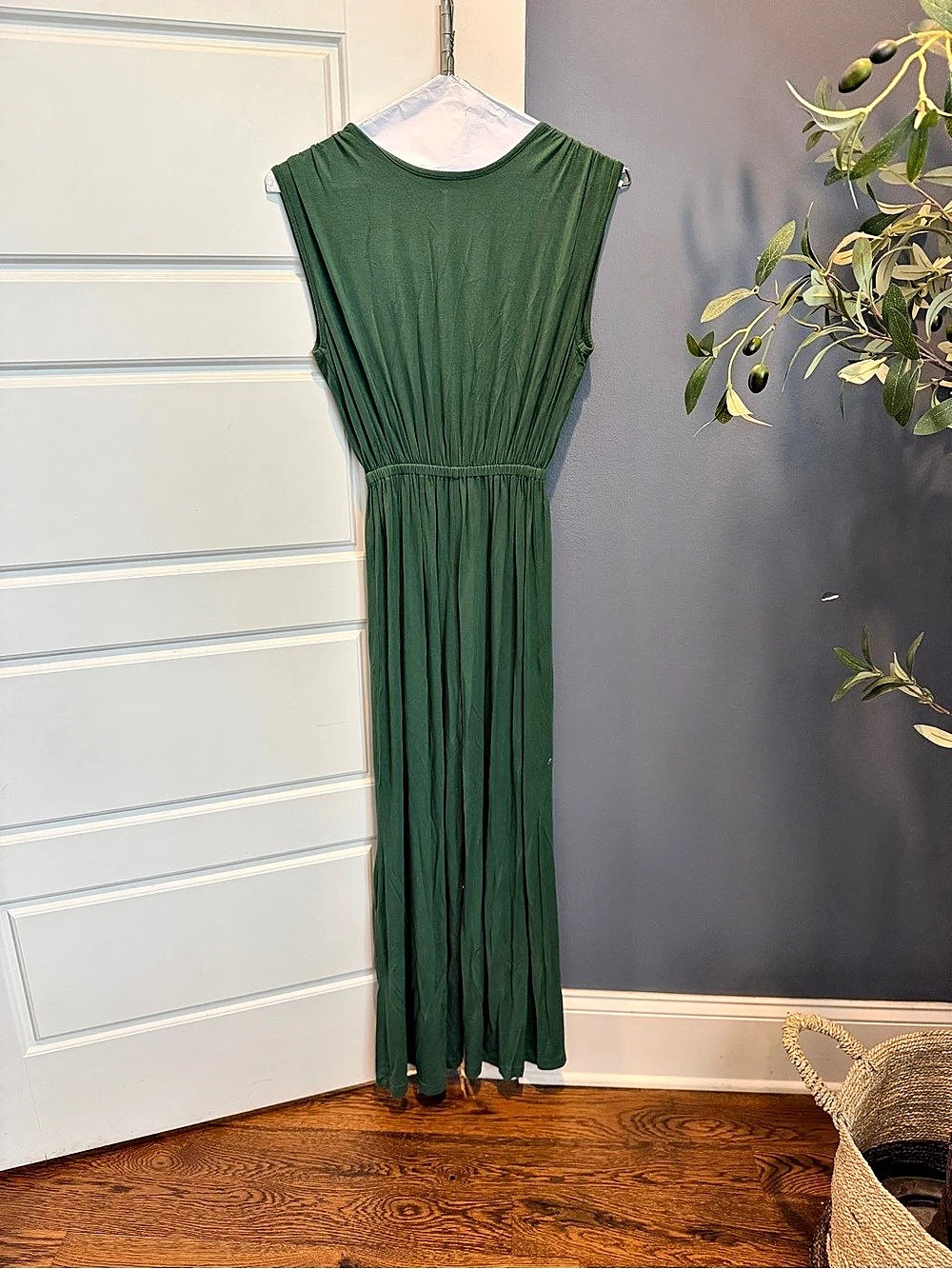 Rachel Pally Green Wide Leg Jumpsuit Size Small